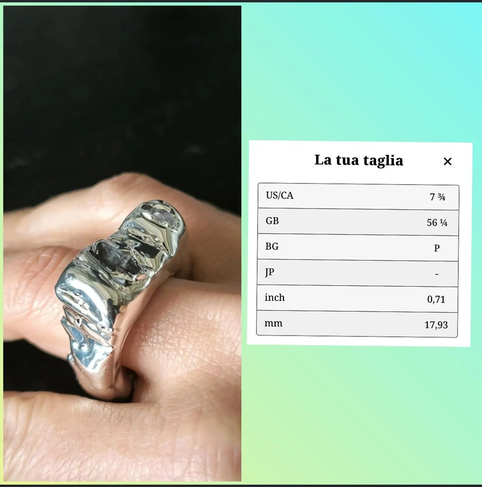 Anello Scultoreo in Argento con Ametiste e Quarzo Bianco in Resina Artistica – Pezzo Unico Fatto a Mano