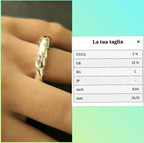 Anello in Argento Puro su Base in Resina – Gioiello Artigianale Unico