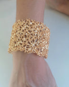 spettacolare bracciale rigido a fascia alta Rachele Falvo