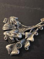 Ciondolo in Argento Massiccio con Tormaline Naturali e Radice di Rubino – Con Catenina